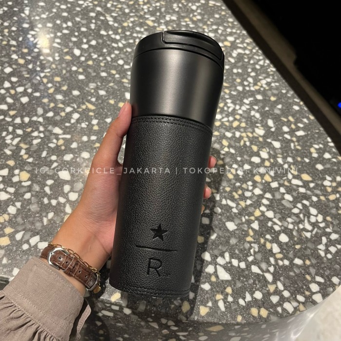 Tumbler Starbucks Reserve Black Leather Original
