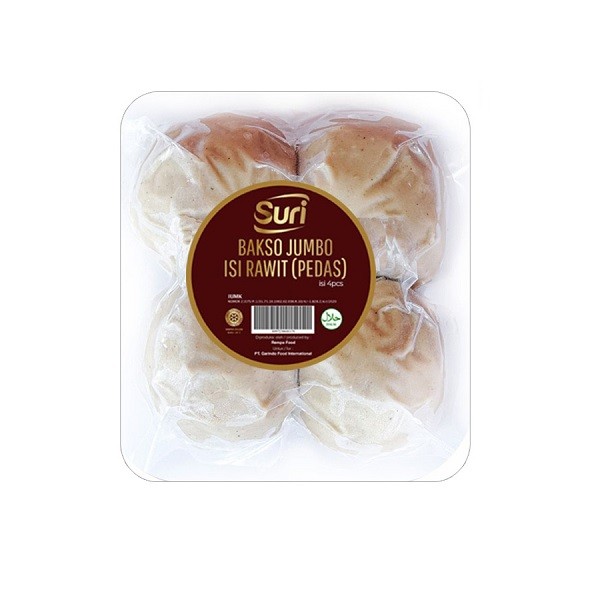 

SURI BAKSO JUMBO ISI RAWIT PEDAS 400 GR