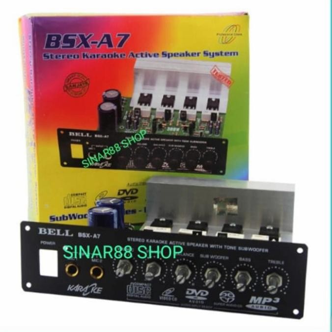 Terlaris KIT ECHO BSX-A7 BSX A7 BSXA7 2X150W=300W+SOCET 2MIC BELL/SANJAYA SALE