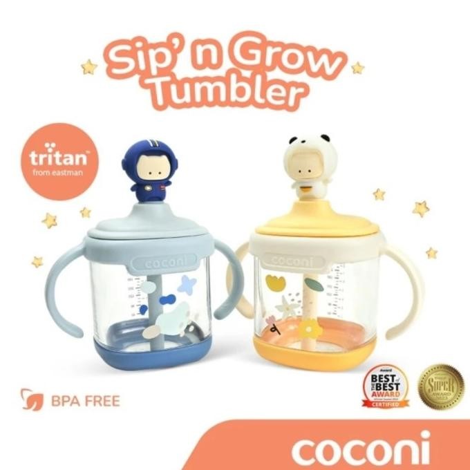 Sale Coconi Sip N Grow Tumbler 260Ml | Sippy Cup | Gelas Susu Anak Sedotan