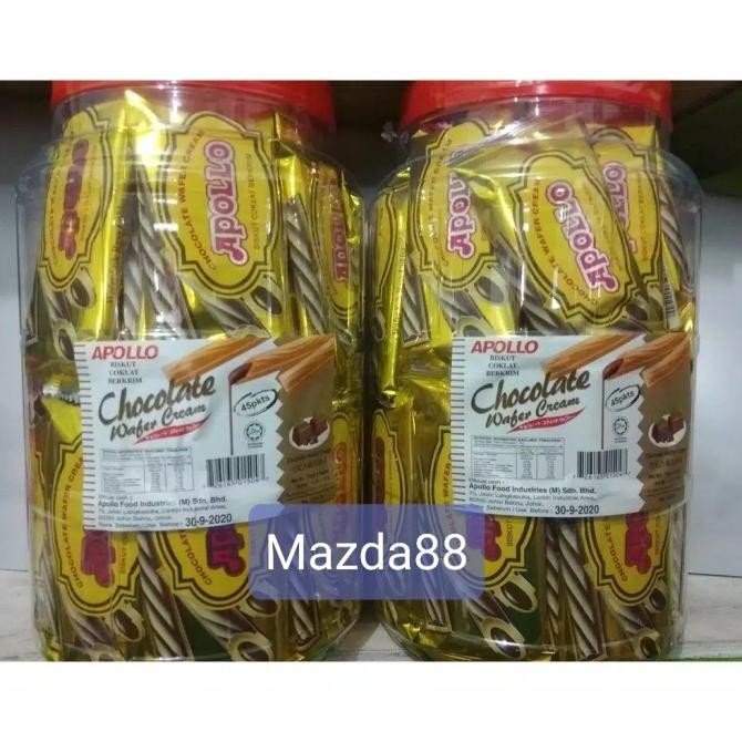 

Apollo Chocolate Wafer Cream Isi 45Pcs (Malaysia) Original
