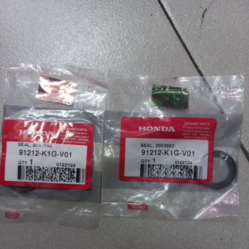 91212K1GV01 – SEAL 20X29X3, SEAL PULLY BELAKANG EXEDY BEAT DELUXE, SCOOPY NEW ORI AHM