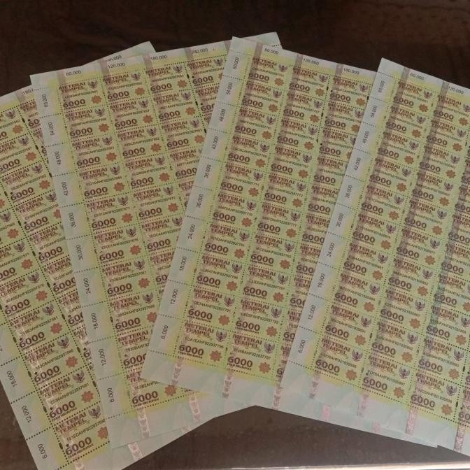 

Perangko 6000 Isi 20 Keping