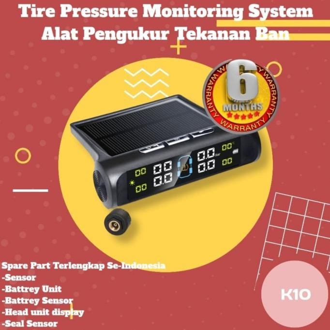 Tpms Monitor Pengukur Tekanan Angin Ban Mobil Original Dan Terpercaya