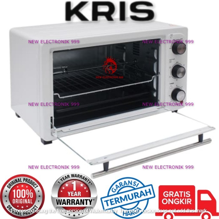 MIRUKU KRIS 30 LTR OVEN TOASTER PUTIH KRIS OVEN TOASTER 30L WHITE