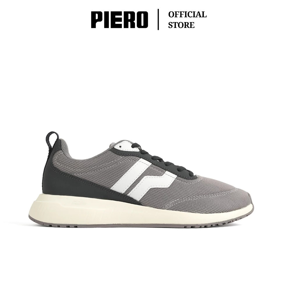 PIERO SEPATU SNEAKERS PRIA RUSHER ROVER GREY OFF WHITE GREY  PIE1000261