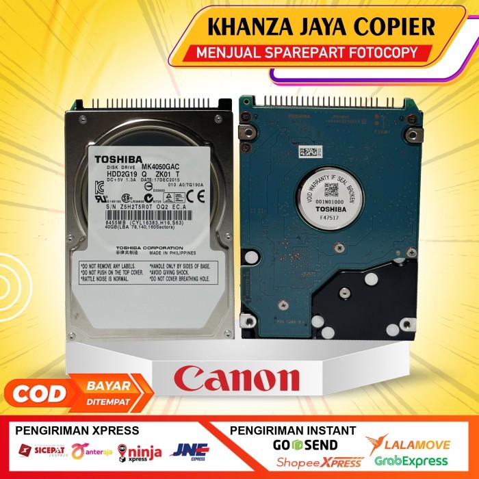 Hardisk 40GB IDE Laptop 2.5" Internal Mulus