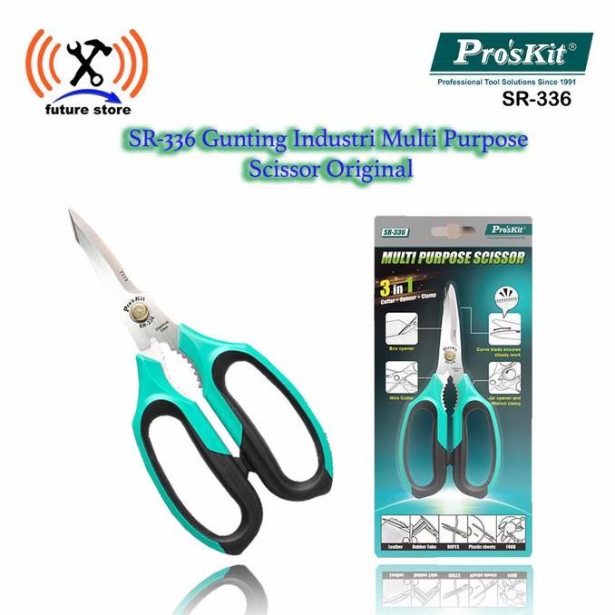 

Terlaris Proskit Sr-336 Gunting Industri Multi Purpose Scissor Original Ready Stok