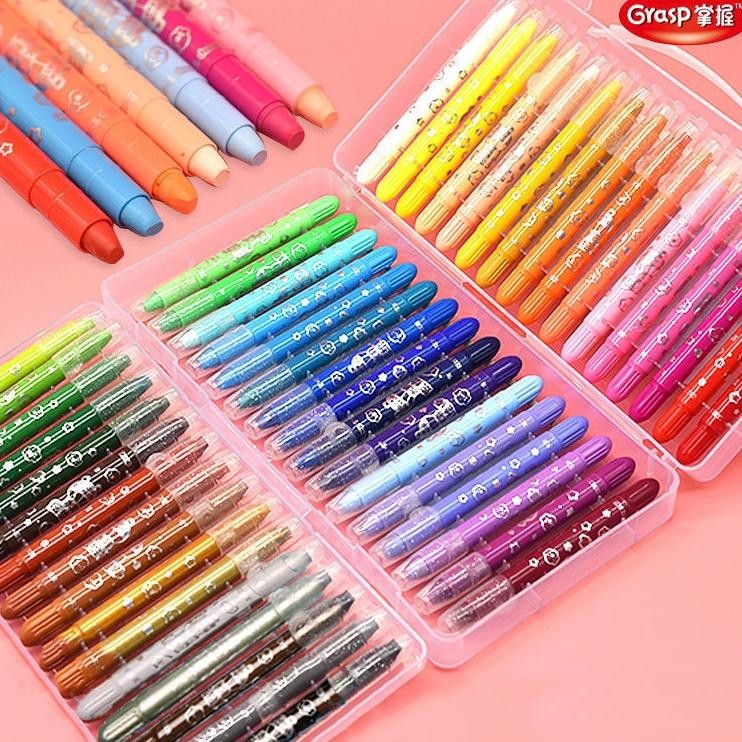 

Crayon Grap Mata Edang 123648 Warna Rayon Lembut Water Oluble Crayon
