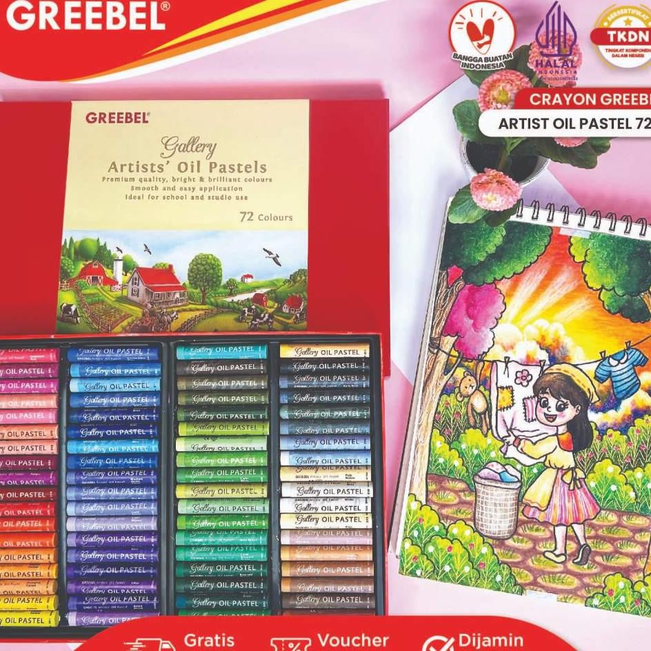 

Greebel Crayon Artit Rayon Artit Oil Patel 12 24 36 48 72 Warna Crayon Greebel