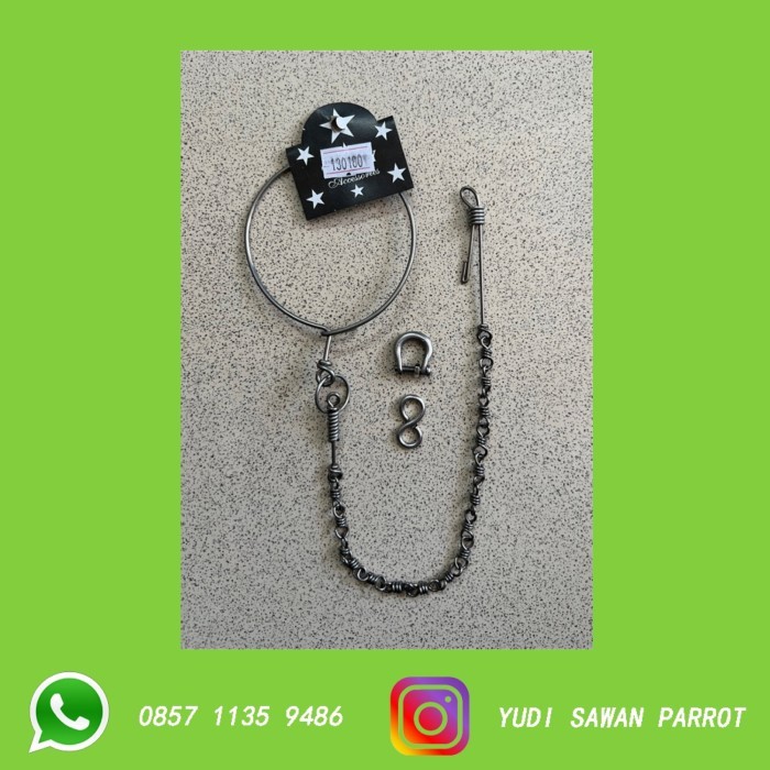 RANTAI RANTE BURUNG NURI KEPALA HITAM AMBON KAKATUA GOFFIN GALAH KODE 1195