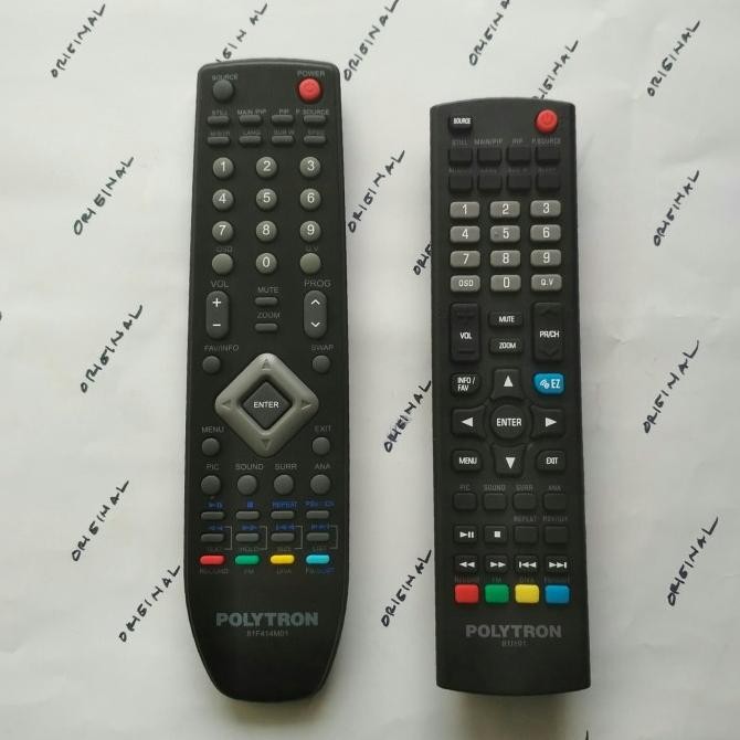 REMOT TV POLYTRON ORIGINAL REMOTE ORI/ASLI TV LED