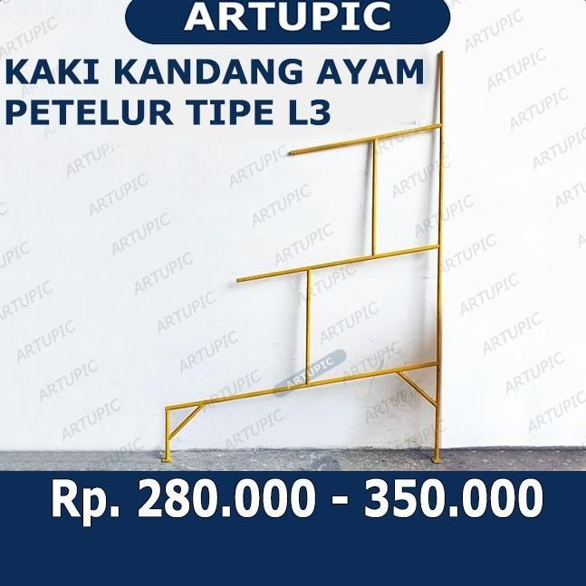 

READY KAKI KANDANG AYAM PETELUR L3 TINGKAT