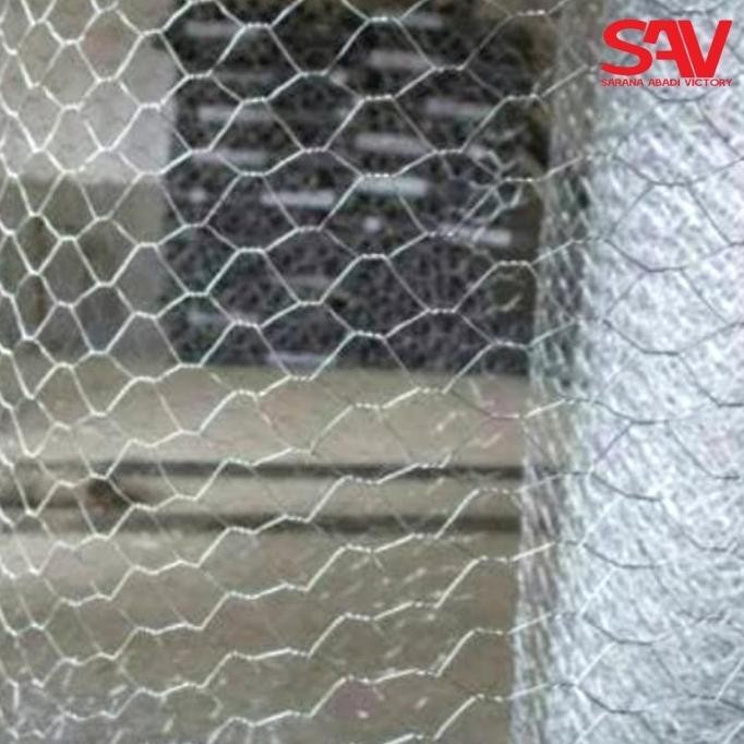 

READY KAWAT AYAM / CHICKEN WIRE MESH PANJANG 20M BERAT 4 KG