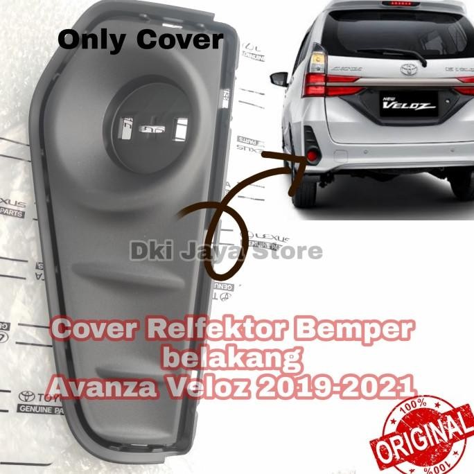 Cover Reflektor Garnish Bemper Belakang Avanza Veloz 2018-2021 Ori Orrrii