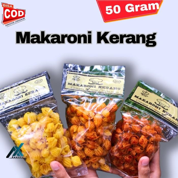 

TERJAMIN 5 PCS MAKARONI BANTET BANTAT PEDAS 50 GRAM KHAS TASIKMALAYA Food Kerang