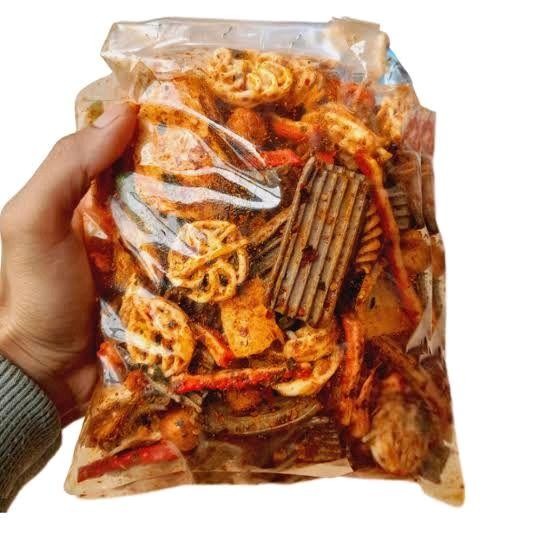 

BOOM SALE KINZEY Kerupuk Seblak Mix Campur Rasa Pedas Daun Jeruk dengan Aroma Segar - Camilan
