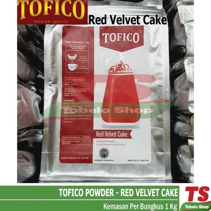 Baru TOFICO RED VELVET CAKE POWDER / TOFICO POWDER RED VELVET CAKE / TOFICO