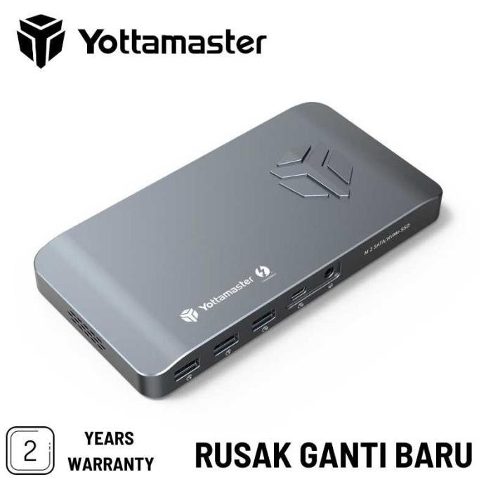 CO Yottamaster Thunderbolt 3 M.2 SATA/NVMe SSD docking (INTEL Certified)