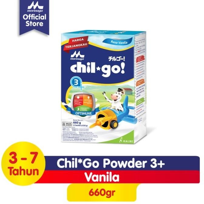 Baru Morinaga ChilGo Chil Go Powder 3+ Rasa Vanila 700gr