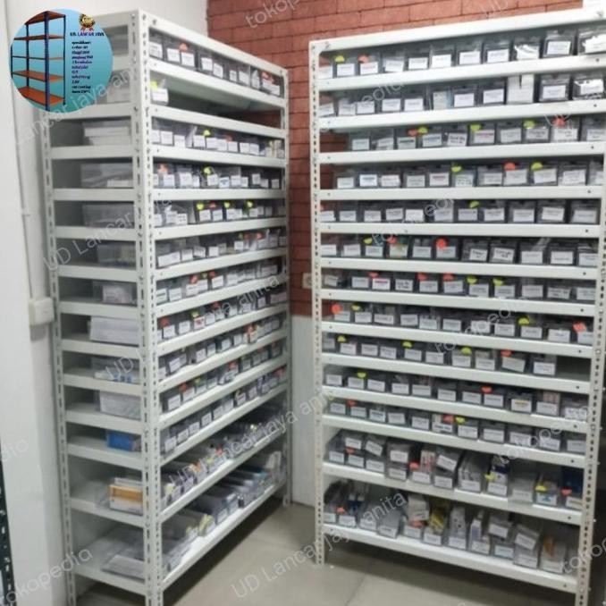 BEBAS ONGKIR - rak obat apotek 14 susun