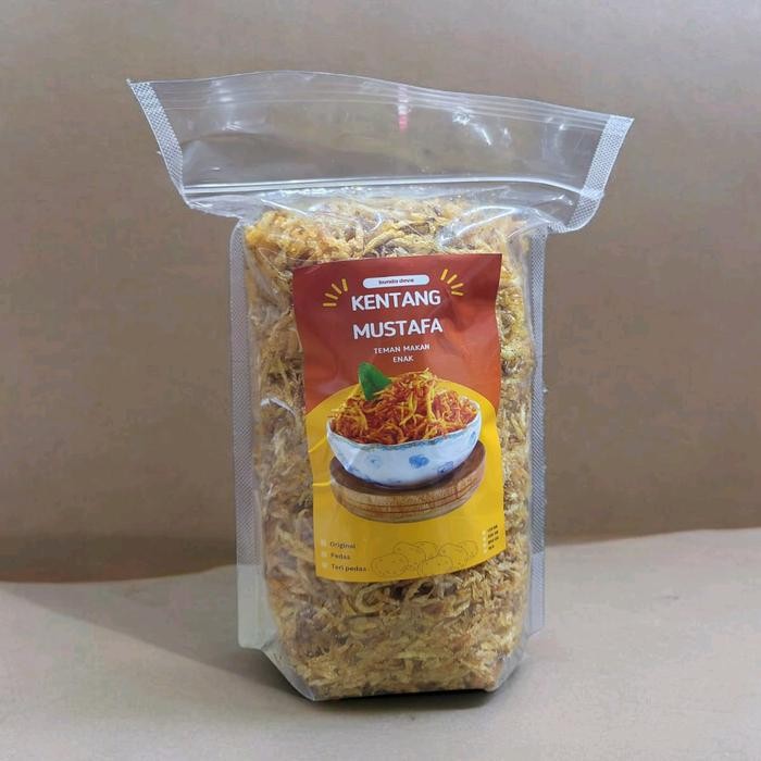 

SALE Kentang Mustafa Original Pedas dengan Teri - Camilan Snack - Food