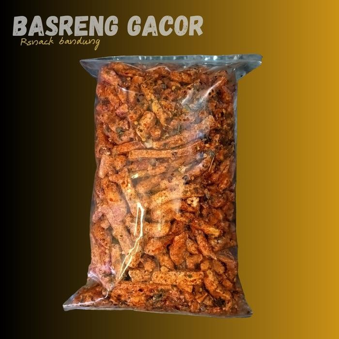 

PROMO Basreng viral pedas daun jeruk 500gr Food Goreng