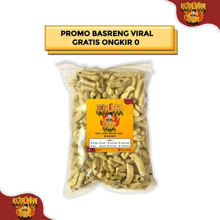 

FREE ONGKIR Kerajaan Kriuk Basreng 500 Gram Original Pedas Gurih Cemilan Snack Enak Food Makanan
