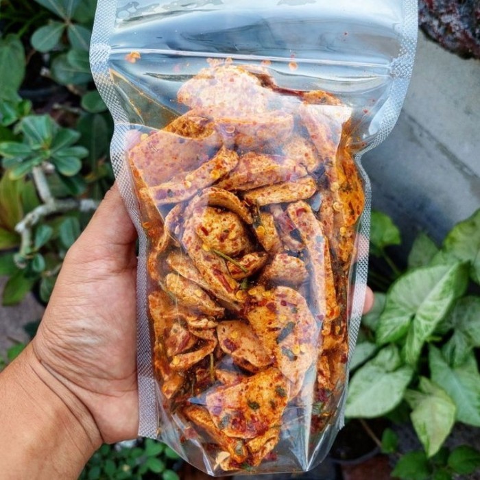 

EKSLUSIF Basreng Daun Jeruk 1kg Basreng Pedas Daun Jeruk Makanan Ringan Pedas