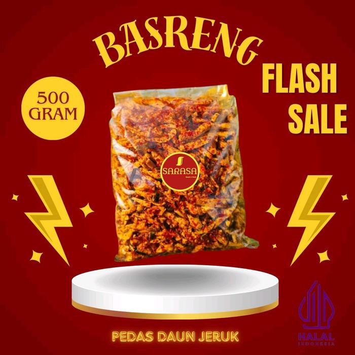 

EKSLUSIF Flash Sale Basreng Pedas Daun Jeruk 500 Gram Cemilan Basreng Viral Sarasa Snack And Food