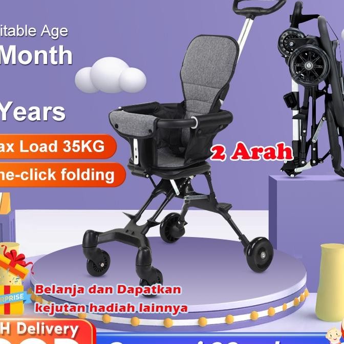 Reday To Bee Troller Baby 2 Arah Travelling Lipat Troller Bayi Ereta Dorong Bayi
