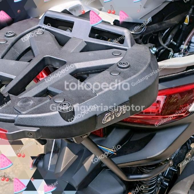 breket box xmax 2023 bracket/ breket box givi/breket box xmax srx givi Siap Kirim