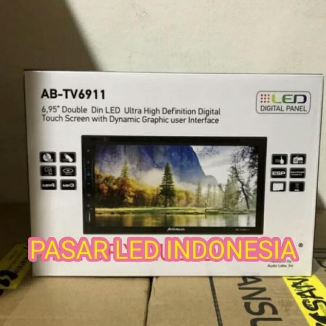 Miliki Head Unit Tv Mobil Double Din Audiobank 6,95 Inch