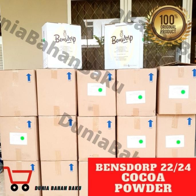 

COKLAT BUBUK 22/24 "QUEEN ANNA" BENSDORP 1 KG KEMASAN ALUFOIL GROSIR