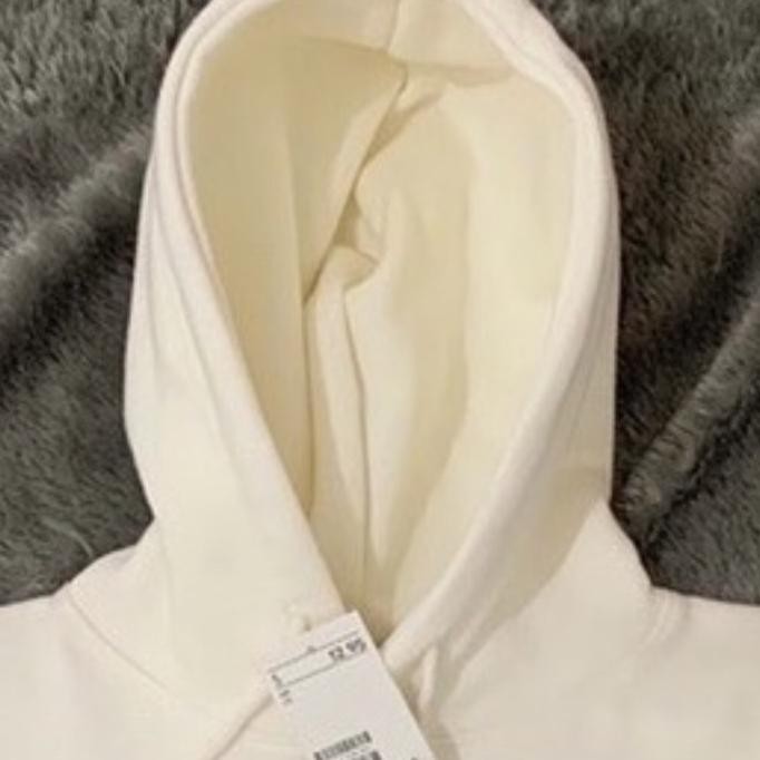 HNM NEW UCLA BLACK CREAM GREY JACKET SWEATER ZIP HOODIE JAKET CROP TOP f67a