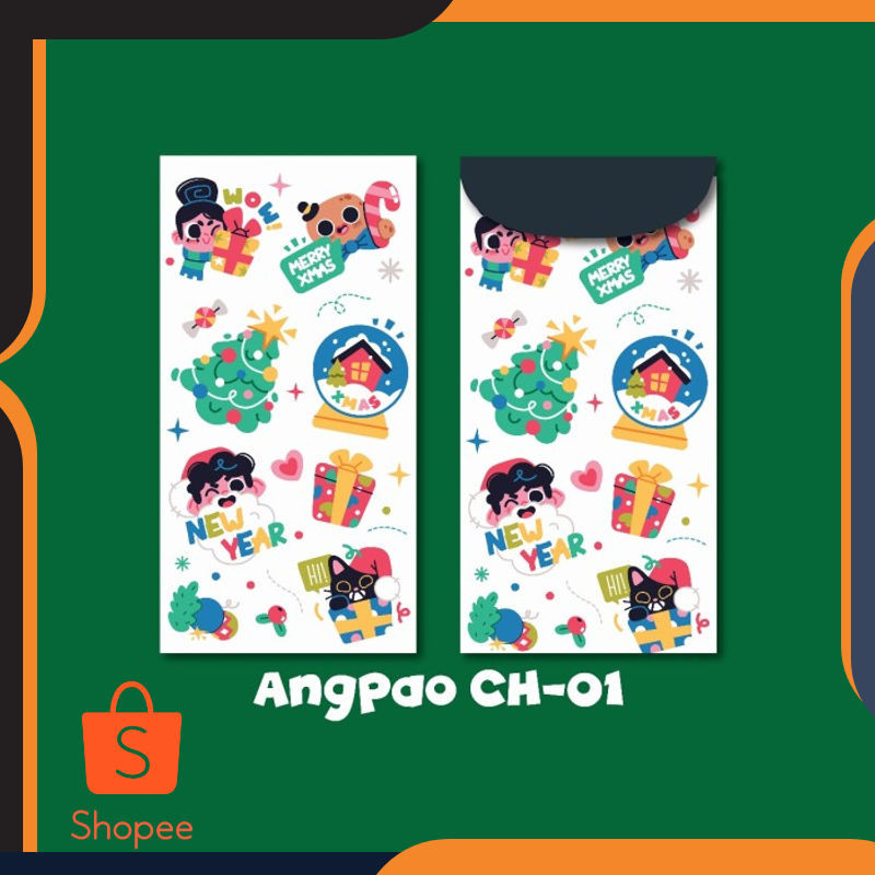 

Murah ANGPAO NATAL AMPLOP CHRISTMAST GIFT ANGPAU XMAS SERIES HADIAH NATAL - CH-05 Elegan