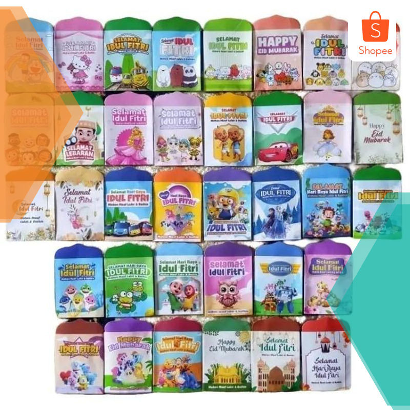 

Murah 10pc AMPLOP UANG LEBARAN IDUL FITRI ANGPAU ANAK ANAK - Frozen Elegan