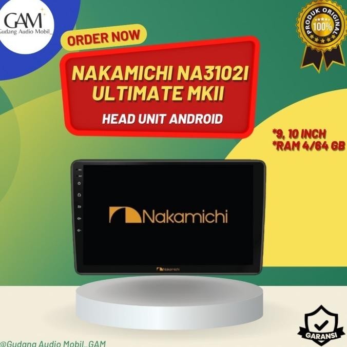 Spesial Head Unit Android 9 10 Inch Nakamichi Ultimate Mkii Qled