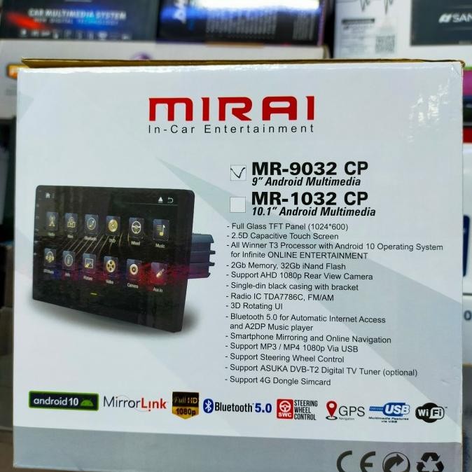Diskon Headunit Android Mirai Mr9032Cp