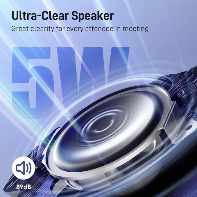 Emeet Officecore Luna Plus Speakerphone For Conferencing, Microphone Speakers, 8 Microphones, 360 Om