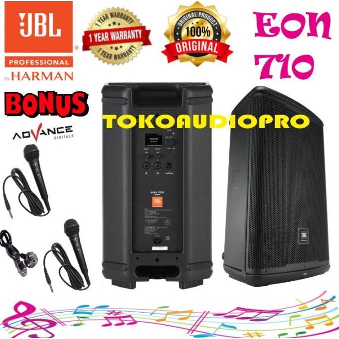 Speaker Aktif Jbl-Eon710 10-Inch Powered Speaker Aktif With Bluetooth New Stok