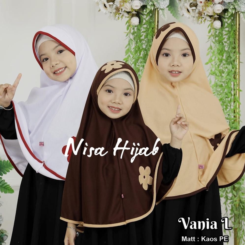 Terbaru.>> Jilbab Anak Instan Sd Bunga Ceplok Size M Kerudung Sekolah Anak