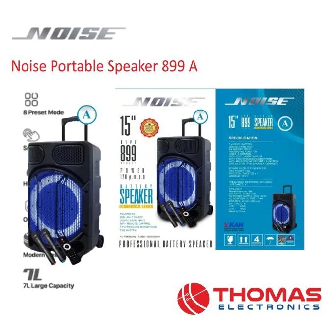 Noise Portable Wireless Speaker 15 Inch 899 A Usb Bluetooth 899A New Stok