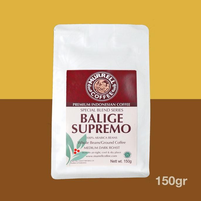 

Balige Supremo Arabica Specialty Premium House Blend Murrell Coffee