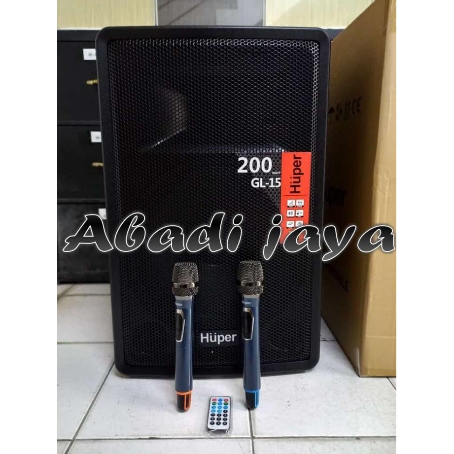 Speaker Portable Huper Jl15 Original Huper Jl15 Speaker Huper 15 Inch New Stok