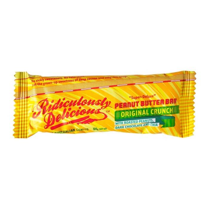 

Ridiculously Delicious Original Crunch Peanut Butter Bar 50 g