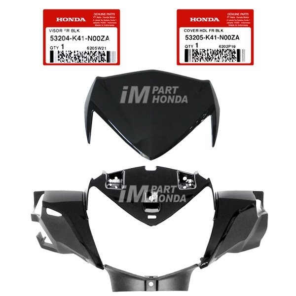 53204-K41-N00Za 53205-K41-N00Za Visor & Batok Depan New Supra X 125 Fi