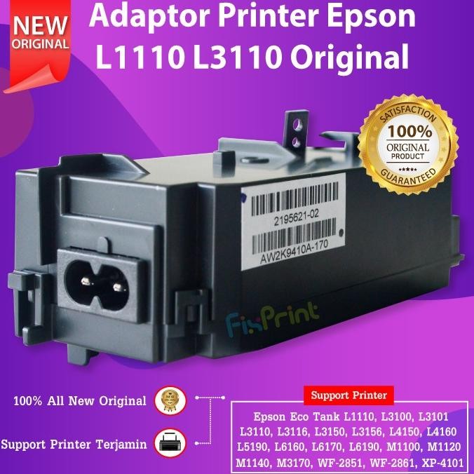 ADAPTOR POWER PRINTER L1110 L3110 L4150 EPSON L5190 L6160 L6170 L6190