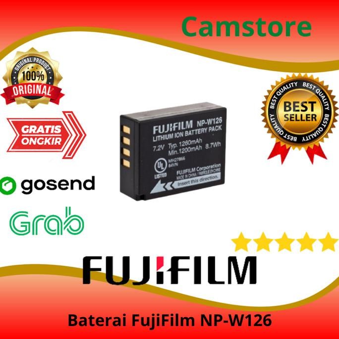 Baterai FujiFilm NP-W126 For Fuji XA3/XA5/XA7/XT10/XT20/XT30/XT100