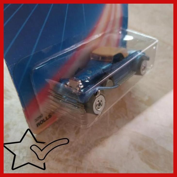 [DTH] HOTWHEELS ROLLS ROYCE ANTIK 1986 NO FERRARI VHTF UNPUNCHED CARD MURMER